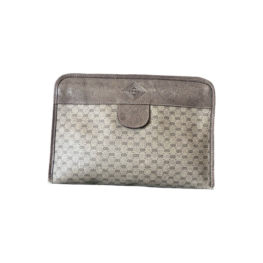 Gucci Micro GG Supreme monogram canvas/leather  bag